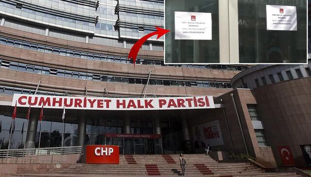 PM toplantısı öncesi CHP Genel Merkezi’ne ziyaretçi girişi yasaklandı