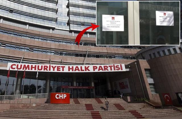PM toplantısı öncesi CHP Genel Merkezi’ne ziyaretçi girişi yasaklandı