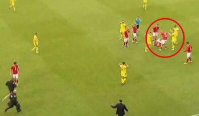 Christian Eriksen maç içerisinde yine yere yığıldı