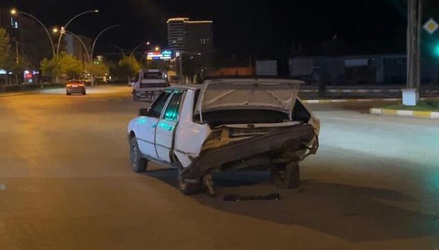 Çorum’da kazaya karışan sürücü aracını bırakıp kaçtı