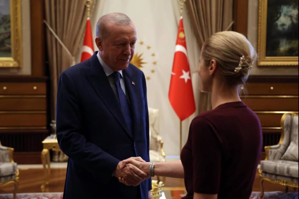 Cumhurbaşkanı Erdoğan, AB Yüksek Temsilcisi Kaja Kallas'ı kabul etti