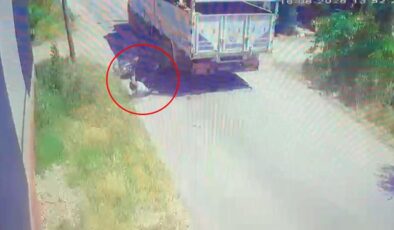 Daha 25 yaşındaydı! Motosiklet sürücüsünün can verdiği kaza kamerada