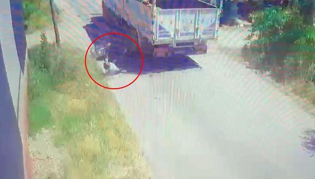 Daha 25 yaşındaydı! Motosiklet sürücüsünün can verdiği kaza kamerada