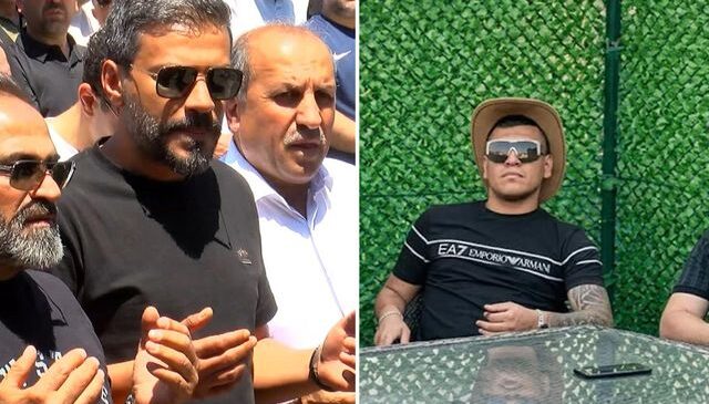 Daltonlar’ın hedefindeki Engin Polat cenazede çelik yelek giydi