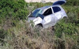 Aydın’da otomobil şarampole uçtu: 2 ölü