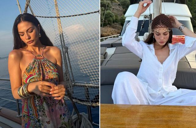 Dizi final yaptı ünlü oyuncu Demet Özdemir tatile çıktı, kiraladığı teknenin fiyatı dudak uçuklattı