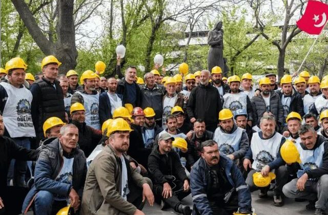Eylem yapan Doruk Madencilik işçileri işverenle uzlaştı