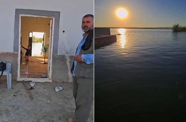 Dün kurak topraktı, bugün göl evi oldu
