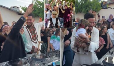 Dünyaca ünlü DJ Mahmut Orhan köyünde konser verdi