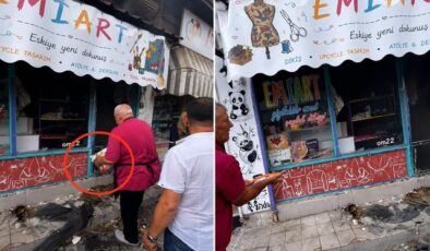 Edirne’de iş yerinde çıkan yangın panik yarattı, ilk müdahaleyi esnaf yaptı