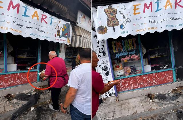 Edirne’de iş yerinde çıkan yangın panik yarattı, ilk müdahaleyi esnaf yaptı