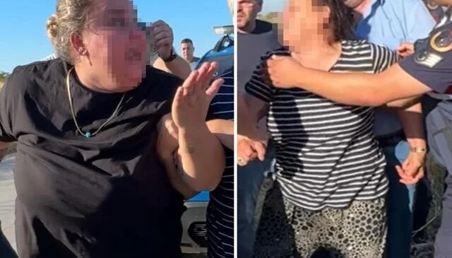 Cesedin başında gelin-kayınvalide kavgası kameraya yansıdı