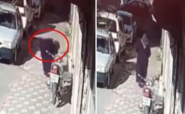 Önce takip etti, ardından yere düşen parayı alıp kayıplara karıştı: O anlar kamerada