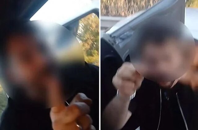 Emniyet şeridini gasbetti, kendisini uyaran sürücüyü “Valiyi arattırma bana” diyerek tehdit etti