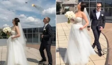 En mutlu günleri kabusa döndü: Cephe hattındaki düğünde Rus intihar dronu patladı