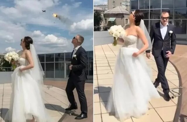 En mutlu günleri kabusa döndü: Cephe hattındaki düğünde Rus intihar dronu patladı