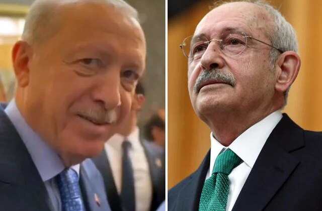Erdoğan’dan kadın gazeteciye: Yavaş, ayakkabıyı önce kurtar