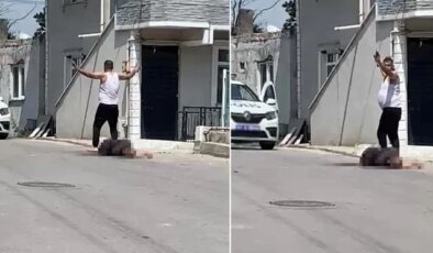 Eşini sokak ortasında bıçakla katleden şüpheli tutuklandı