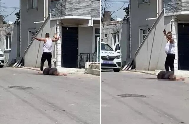 Eşini sokak ortasında bıçakla katleden şüpheli tutuklandı