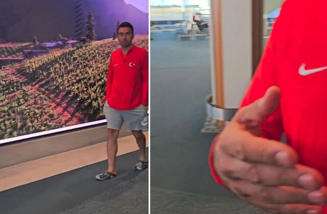 Milli maça giden eski hakem Arda Kardeşler’e şok! Fenerbahçeli taraftar önünü kesti