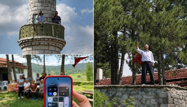 Teknoloji çağında iletişimsiz kalan mahalle: Bir sinyal için minareye tırmanıyorlar!