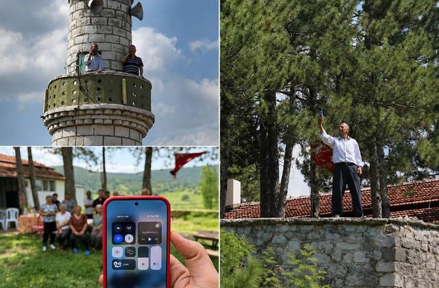 Teknoloji çağında iletişimsiz kalan mahalle: Bir sinyal için minareye tırmanıyorlar!