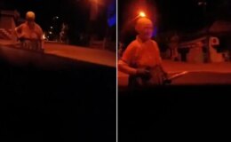 Esrarengiz köyde korku dolu anlar! Bir anda karşılarına çıktı