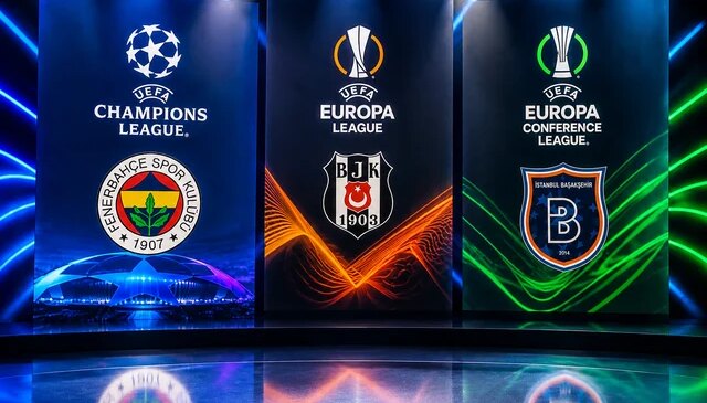 Fenerbahçe, Beşiktaş ve RAMS Başakşehir’in Avrupa’daki rakipleri belli oluyor