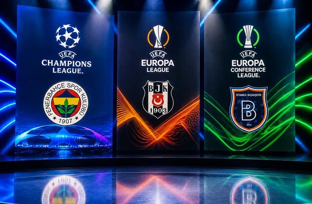 Fenerbahçe, Beşiktaş ve RAMS Başakşehir’in Avrupa’daki rakipleri belli oluyor