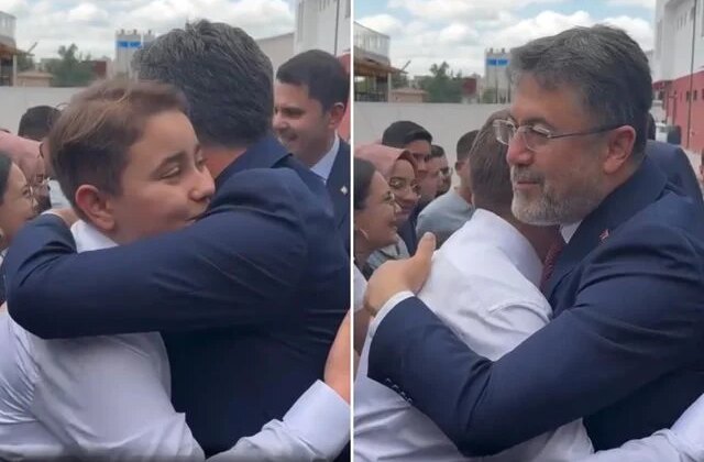 Fenerbahçe’yi duyan Bakan Yumaklı çocuğa bir daha sarıldı