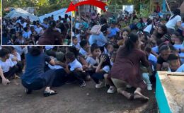 Filipinler’deki 7,8’lik deprem kamerada! Onlarca öğrenci kabusu yaşadı