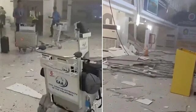 Filipinler’deki 7,8’lik deprem uluslararası havalimanında ağır hasara yol açtı