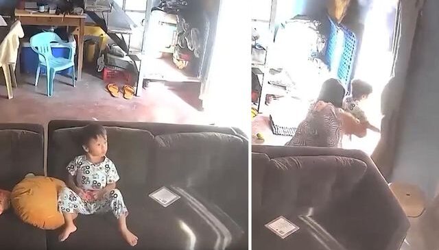 Filipinler’deki deprem anı kameralara yansıdı