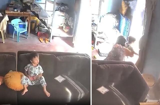 Filipinler’deki deprem anı kameralara yansıdı