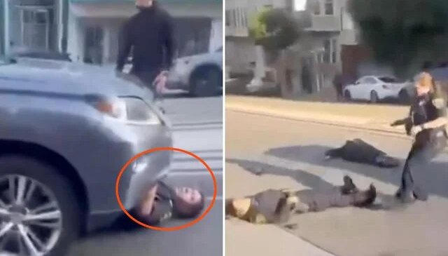 Film sahnelerini aratmayan kaza: Kovalamaca sırasında otomobilin çarptığı hırsız öldü, iki polis yaralandı
