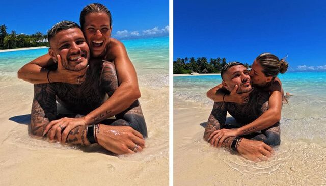 Galatasaray’ın teklifine henüz cevap vermeyen Icardi, Maldivler’de keyif çatıyor