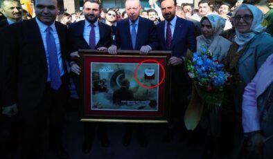 Gençlerden Erdoğan’a Babalar Günü sürprizi! Tablodaki not duygulandırdı