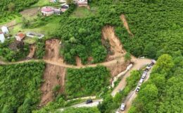 Giresun’da heyelan riski altındaki 33 ev tahliye edildi