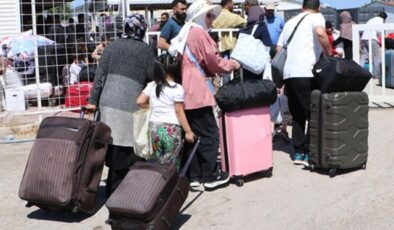 Ülkelerine gönüllü geri dönüş yapan Suriyelilerin sayısı belli oldu