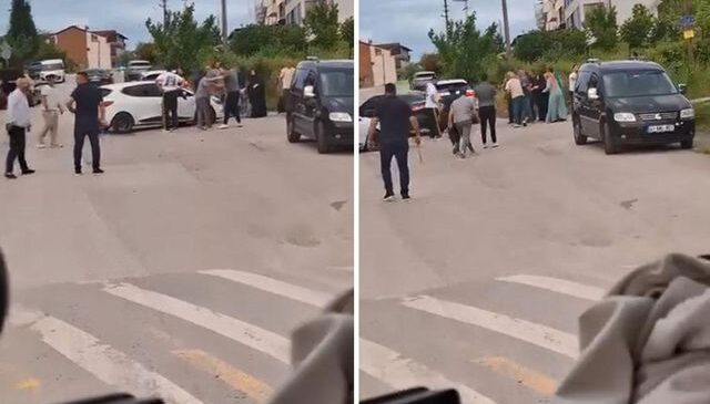 Kocaeli’de iki aile arasında silah, sopa ve taşlı kavga: 10 yaralı