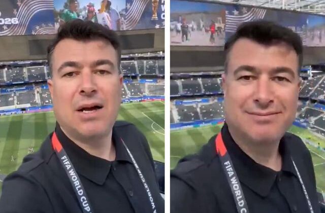 Görevden alınan TRT spikerinin maç öncesi videosu ortaya çıktı