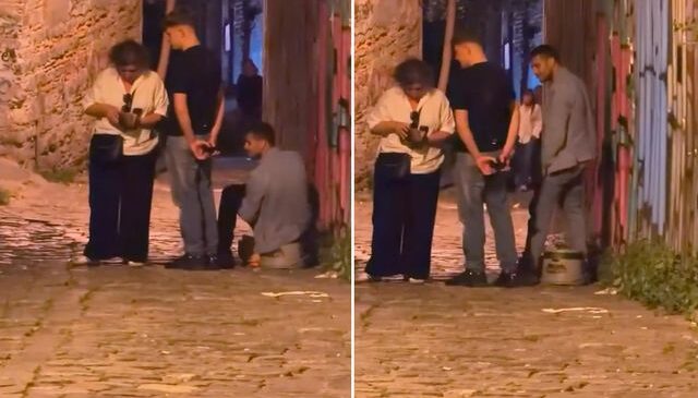 Görüntü İstanbul’dan! Yine birileri adına utandık