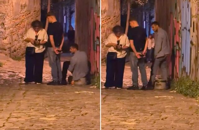 Görüntü İstanbul’dan! Yine birileri adına utandık