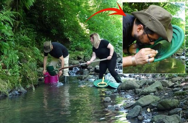 Görüntü Türkiye’den! Günde 6 gram altın buluyorlar, duyan oraya koşuyor