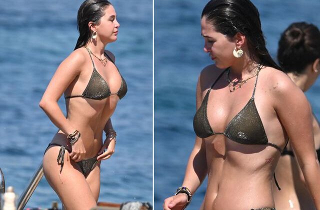 Güzelliğini annesinden almış! Duru Kınay Bodrum sahillerinde büyüledi