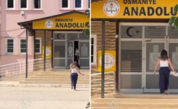 Hafta sonu yapılan sınavda çekilen görüntüye tepki yağıyor