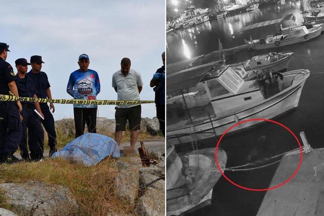 Sahil kenarında kahreden son! Çırpınarak can verdiği anlar kamerada