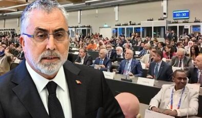 İsrailli diplomata Bakan Işıkhan ve Türk heyetinden protesto! Konuşmasını tamamlayamadı