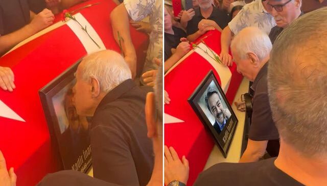 İlyas Salman, Kadir İnanır’ın fotoğrafını öperek gözyaşlarına boğuldu