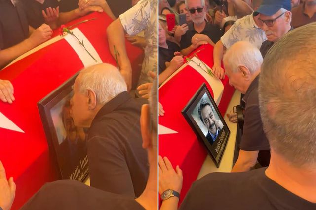 İlyas Salman’dan Kadir İnanır’ın tabutu önündeki duygusal anlar
